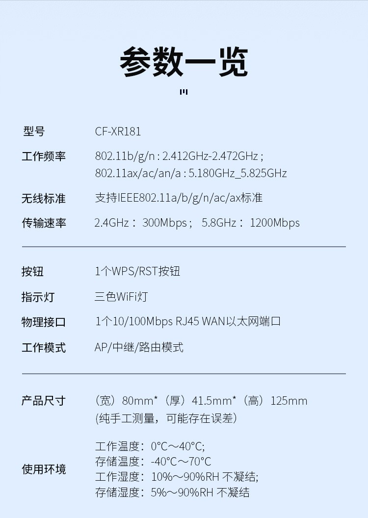 2024101115065090 1500M无线中继器WiFi信号扩大器