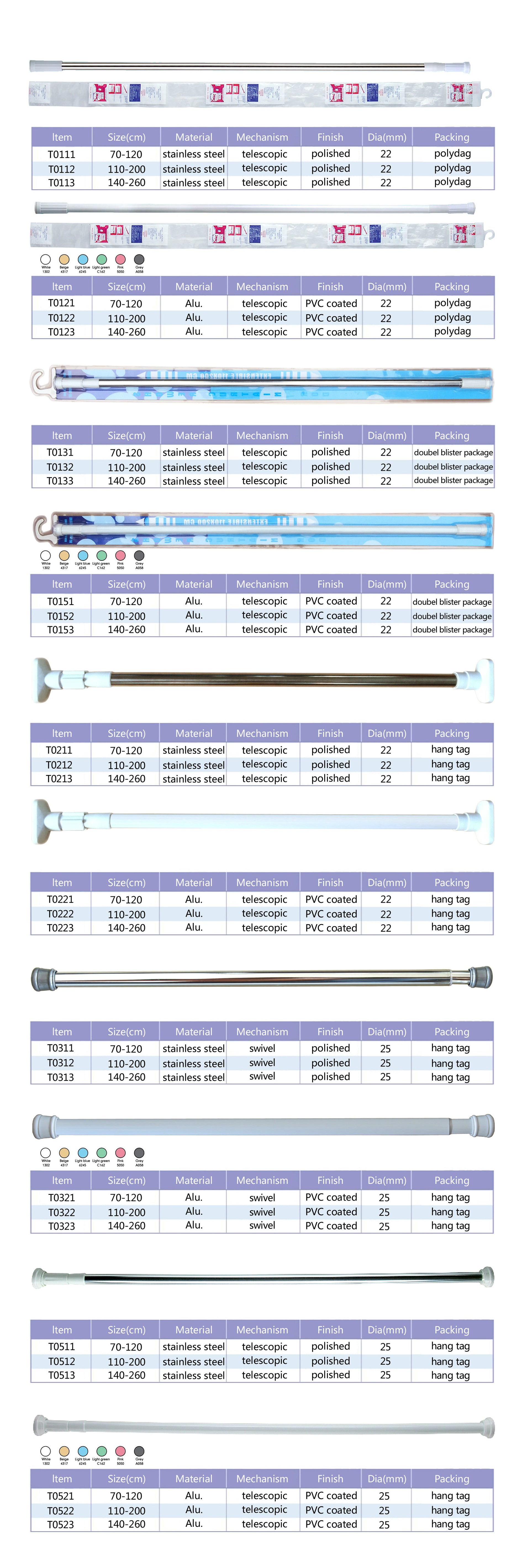 2024111216415930 弧形伸缩浴帘杆万向法兰底座置放衣杆